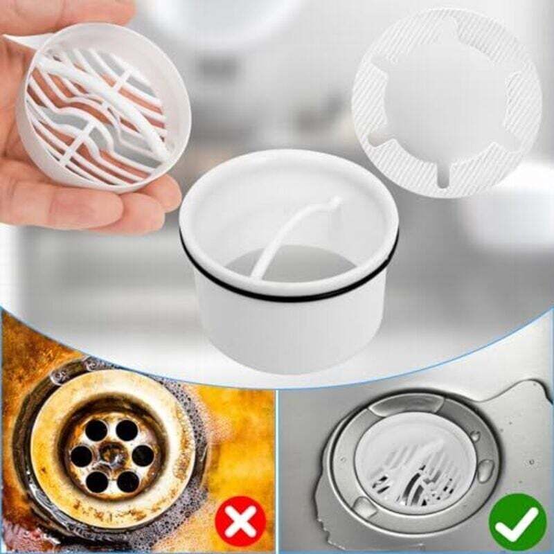 Cattura capelli doccia, filtro per capelli doccia bagno 120mm-3 pezzi
