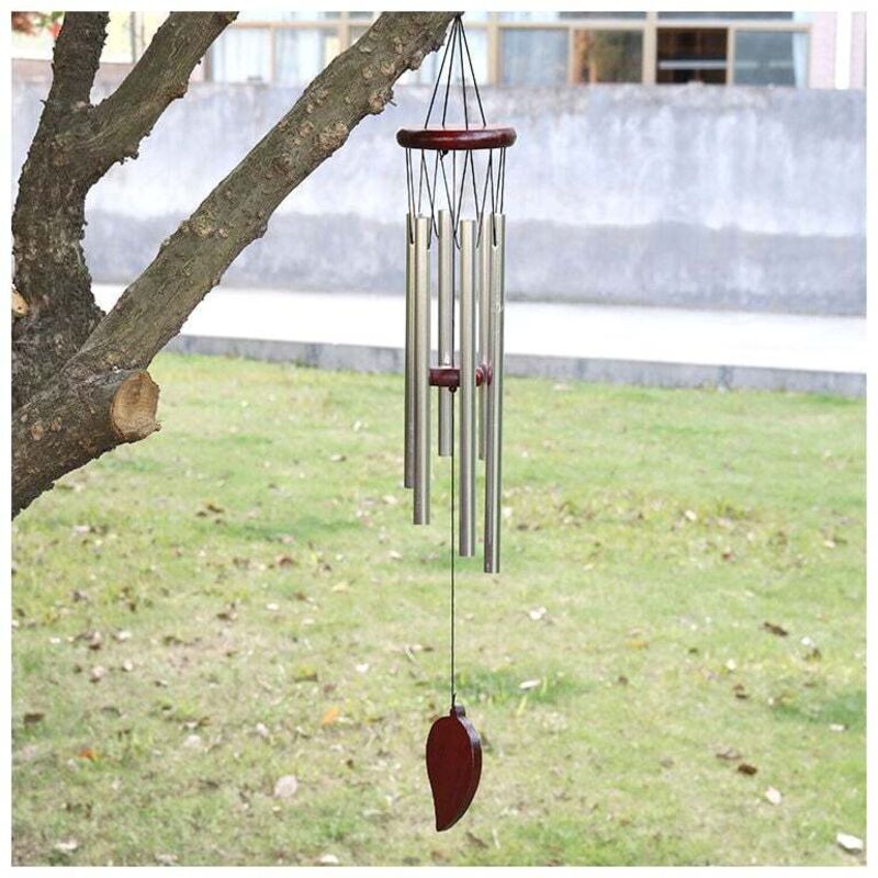 Campanelli a vento Campanelli a vento in legno di bambù con un tono profondo sorprendente per il relax Patio Giardino | IT