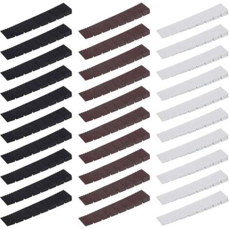 wocpvm 12pcs Clip di Vimini Clips di Allineamento per Mobili in Plastica Clip per Mobili in Vimini per Mobili da Giardino, Esterni (La larghezza applicabile è 4,7-5,1 cm