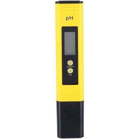 Misuratore di pH digitale, misuratore di pH, calibrazione automatica per piscine con acqua potabile (giallo)