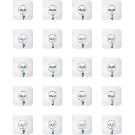 pezzi ganci adesivi 70 mm senza chiodi ganci da parete impermeabili grucce per cappotti sciarpe asciugamani borse chiavi in bagno cucina ufficio