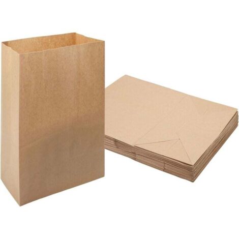Produktbild von 50x Deli Burger-Papiertüten 18x18 Cm – Lebensmittelecht, Fett- Und Feuchtigkeitsbeständig, Mikrowellengeeignet, Für Burger, Pommes & Sandwiches