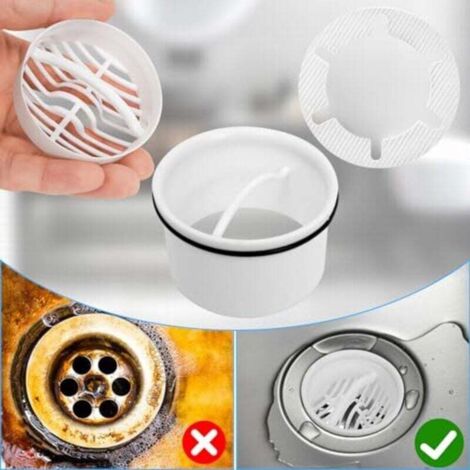 Filtro Per Capelli Autoadesivo Per Scarico Doccia - 70 Mm X 10 M, In PVC, Previene Intasamenti, Per Bagno E Cucina