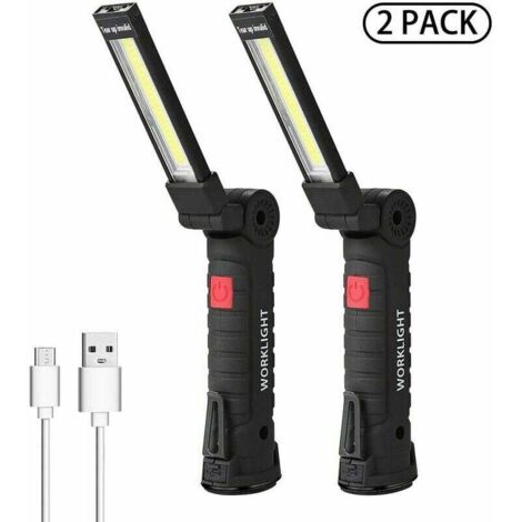 LURICO KLARUS CL5 – Lampada Da Campeggio E Lavoro Ricaricabile 650 Lumen, 8 Modalità, Base Magnetica, Gancio, IPX5, USB-C, 1200 MAh - 4