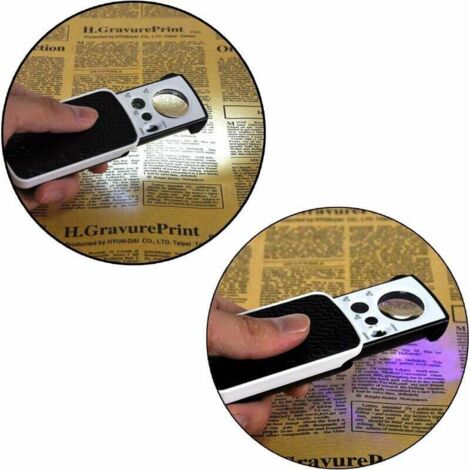 Efficiente lente di ingrandimento 60X per gioiellieri con LED e dispositivo di ingrandimento ABS per appassionati e professionisti