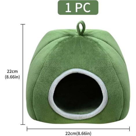 Cuccia Per Porcellini D'India, Cuccia Per Porcellini D'India, Nido Per Porcellini Dindia Criceti Scoiattoli Cincilla Conigli E Altri Piccoli Animali Cuccia Calda Per Animali Domestici Verde 88876663