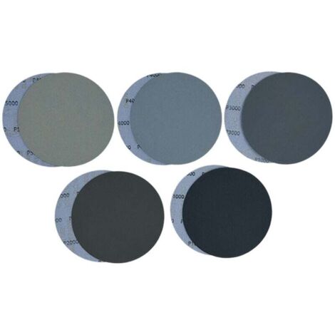 Carta vetrata a umido/asciutto da 30 pezzi, grana 320/600/800/1200/1500/2000, disco abrasivo da 125 mm, carta vetrata a umido/asciutto utilizzata per levigatura, lucidatura, levigatura, rimozione dell
