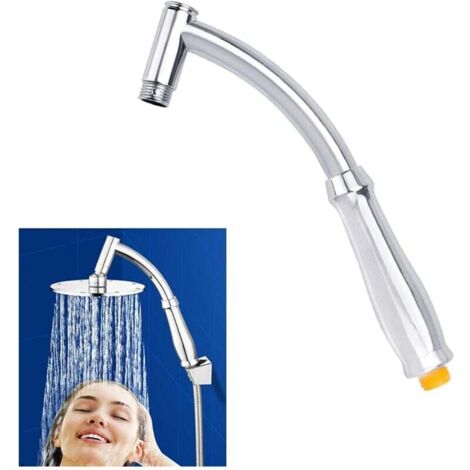 Braccio doccia, estensione braccio doccia da 28 cm, estensione soffione doccia in ABS, braccio di estensione soffione doccia, estensione doccia per soffione doccia da bagno