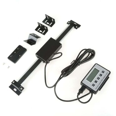 Scala lineare digitale, scala lineare remota LCD da 0-150 mm, strumento di misurazione digitale multifunzionale, righello per fresatrici, torni per legno e metallo