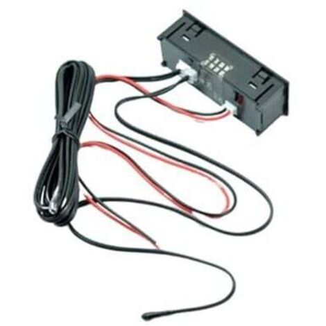 SHINING HOUSEDecorazione cruscotto auto Congelatore Frigorifero Interni auto Termometro esterno Termometro digitale Forniture per auto Termometro LED per auto