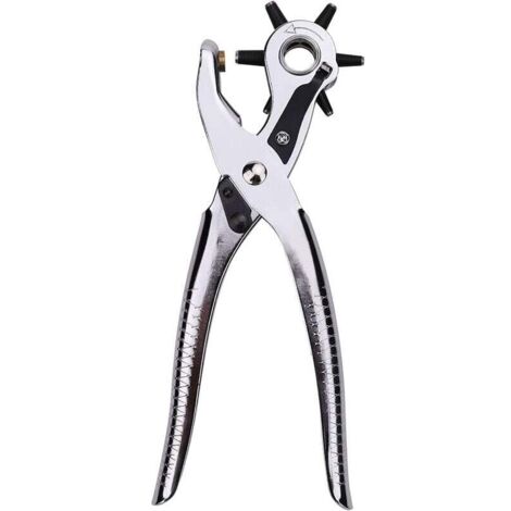 Scalpello Per Pelle Professionale 4 Mm, Punteruolo In Acciaio Pressofuso Per Cuciture E Perforazione Pulita