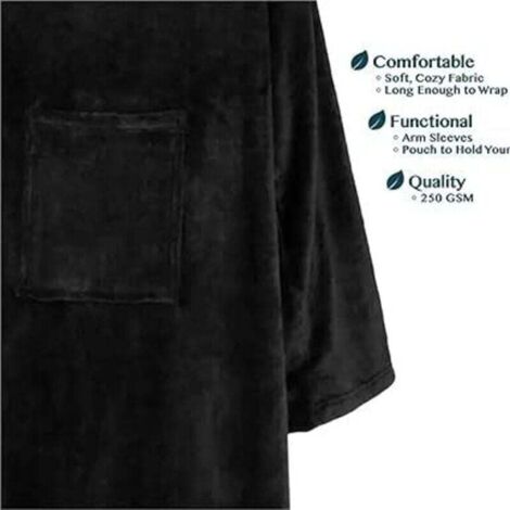 Accogliente coperta con cappuccio e stelle sulle maniche
