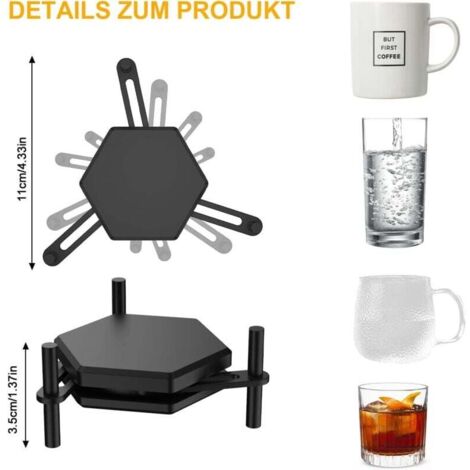 KADAX Contenitore In Vetro Per Caffè, Tè, Zucchero Con Coperchio Nero 1000ml 82162106