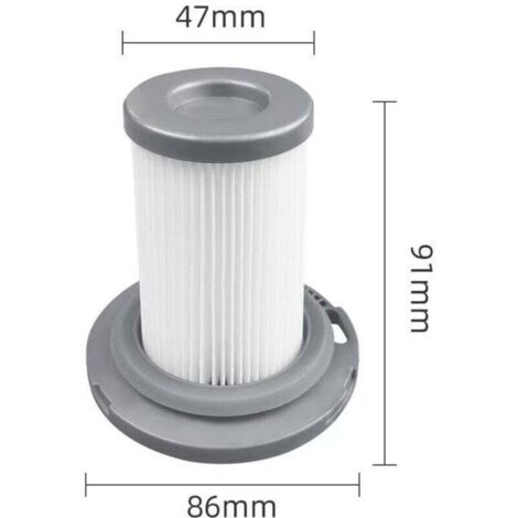 Eosnow 4pcs Filtro aspirapolvere Filtro Sostituzione cordless per Rowenta X -Force Flex 8.60 ZR009005