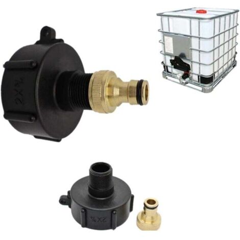 ROBINET RACCORD AVEC Adaptateur 3/4 S60x6 Pour Cuve 1000 L