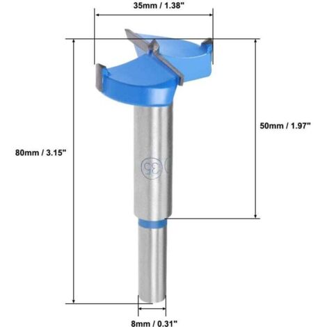 Scie à Trous Carbure De Tungstène ARTU USA 3-1/4 Pouces Avec Arbre - Modèle 02860
