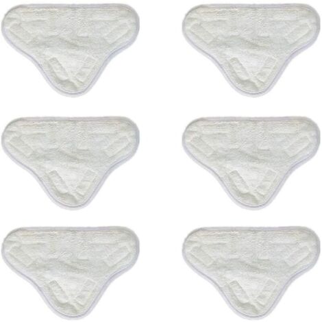 pezzi di panni in microfibra per la pulizia del mocio a vapore, compatibili con H2O X5 H2O lavabili.