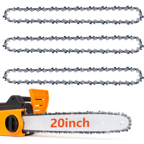 2 Catene Per Motosega Da 20 Cm: Compatibili Con Ikra IAAS40-25, IEAS600, IEAS750, ITHK800, TAS2420