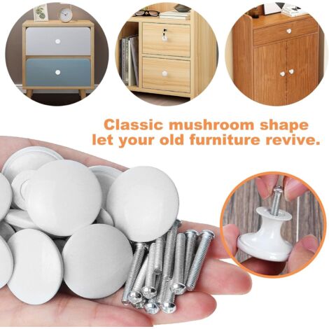 Lot De 12 Boutons Vintage En Plastique Blanc Crème - Diamètre 27 Mm - Belle Qualité
