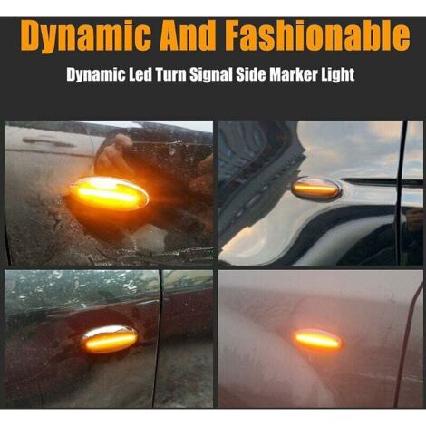 Clignotant Dynamique Latéral Pour Nissan Fairlady / 350Z Z33 / Livina / Navara - Neuf Générique