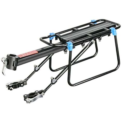 Porte-bagages Vélo Alloy 50 Kg, Avec Réflecteur, Pour Vélos 24-29 Pouces, Montage Rapide, Cordon élastique Inclus