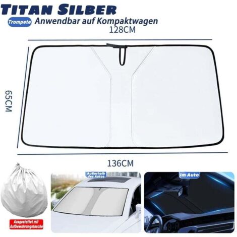 Pare Soleil Pliable Voiture Pare-Soleil Voiture 160x85 Cm - Universel, Pliable, Anti-UV - Pour Voitures Et SUV Pare Soleil 160x85cm