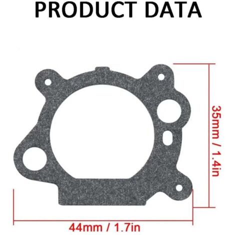 Joint De Filtre à Air Pour Tondeuse Briggs & Stratton - Réf. 795629 / 272653s / 138941 - Caoutchouc, 2 Ans Garantie