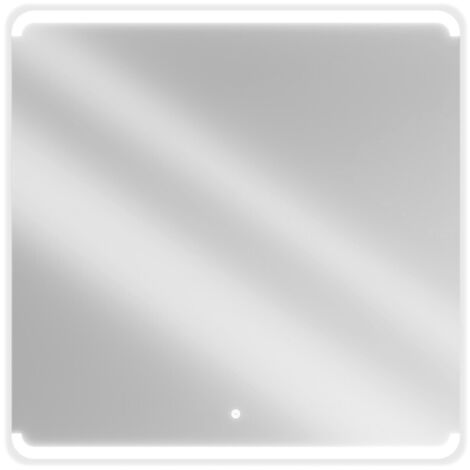 Mexen Nida specchio da bagno retroilluminato 100 x 100 cm, LED 6000K, antiappannamento - 9806-100-100-611-00