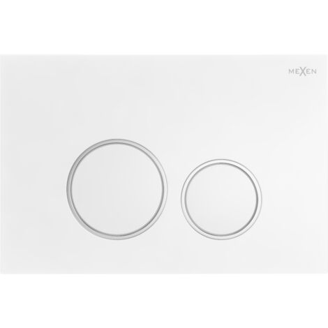 Mexen Fenix 05 pulsante di scarico, bianco opaco - 600520 (1/4)