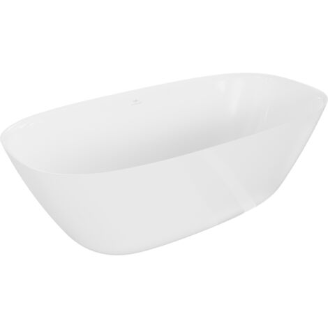 Mexen Como vasca da bagno freestanding in conglomerato 170 x 82 cm, bianco lucido - 57311708210 (1/5)