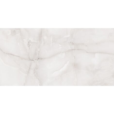Mexen Robins Bianco gres smaltato rett. G1, piastrella da pavimento e parete 120 x 60 cm, lucida - TL119-120-060-02