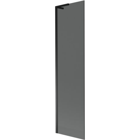 Mexen Next L paratia per vasca a 1 anta 50 x 150 cm, grafite, nero - 895-050-000-03-40-70
