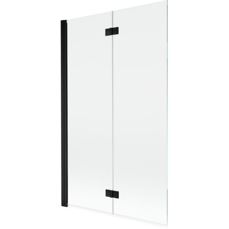 Mexen Mist paratia per doccia 2-ante sinistra 110 x 150 cm, trasparente, nero - 8A9-110-002-70-00-L (1/5)