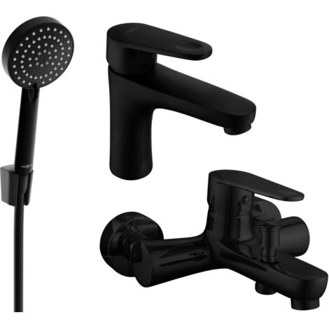 Mexen Kama R75 set da bagno, nero - 72503R75-70 (1/4)