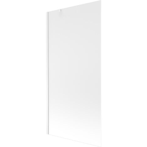 Mexen Next paratia per vasca da bagno 1 anta 90 x 150 cm, smerigliata, bianca - 895-090-000-00-30-20