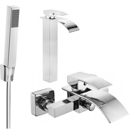 Mexen Aries R77 set da bagno, cromo - 744813R77-00