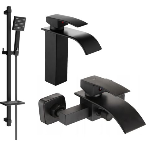 Mexen Aries DQ45 set da bagno nero - 744803DQ45-70