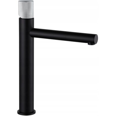 Mexen Elba One rubinetto da lavabo alto, nero/cromo - 74111-77 (1/2)