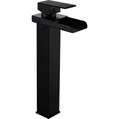 Mexen Hydra rubinetto lavabo alto, nero - 744910-70 (1/2)