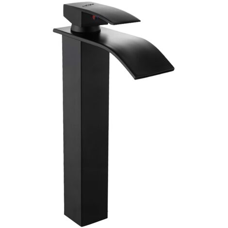 Mexen Aries rubinetto lavabo alto, nero - 744810-70 (1/2)