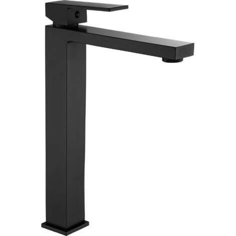 Mexen Uno rubinetto lavabo alto, nero - 71410-70 (1/2)