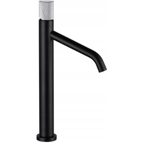 Mexen Rumba One rubinetto alto da lavabo, nero/cromo - 73511-77 (1/2)