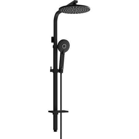 Mexen Q40 colonna doccia, nera - 798404095-70