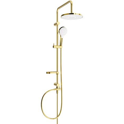 Mexen X05 colonna doccia, oro/bianco - 798050591-50