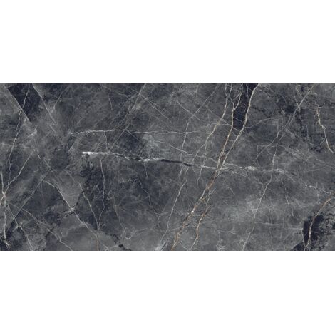 Mexen Eternity Nero campione gres porcellanato smaltato rett. G1, piastrella da pavimento e rivestimento 120 x 60 cm, lucido - T