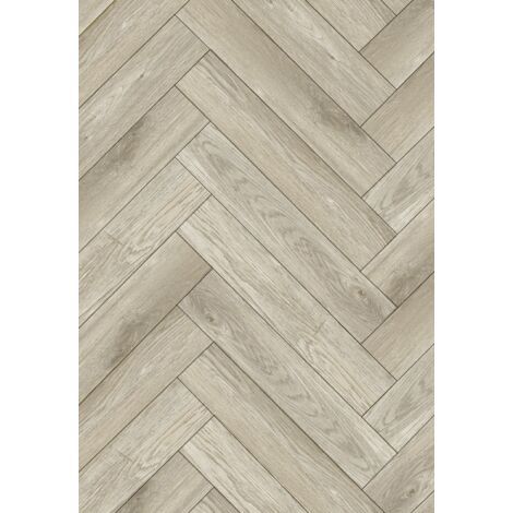 Mexen Sky Valley pannelli in vinile a spina di pesce 635 x 127 mm SPC 6,5 mm, sottostrato IPEX 1,5 mm, 4 V-Fuga, Rovere - F1172-