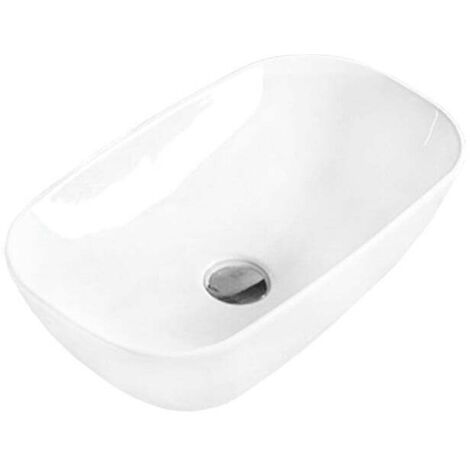 Mexen Klara lavabo da appoggio 46 x 23 cm, bianco - 21564600