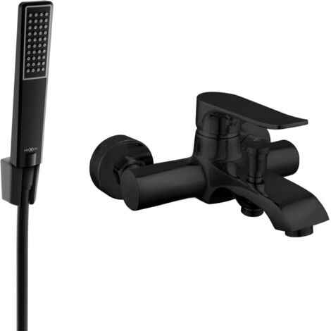 Mexen Pecos R72 rubinetto da vasca con set doccia, nero - 7273R72-70 (1/3)