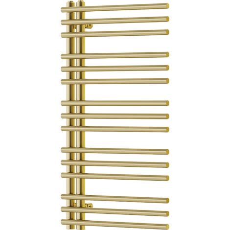 Mexen Neptun radiatore decorativo da bagno 900 x 500 mm, 291 W, dorato - W101-0900-500-00-50