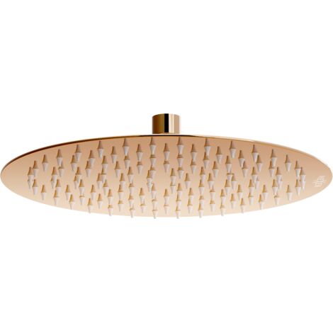 Mexen Slim soffione doccia 25 cm, oro rosa - 79225-60